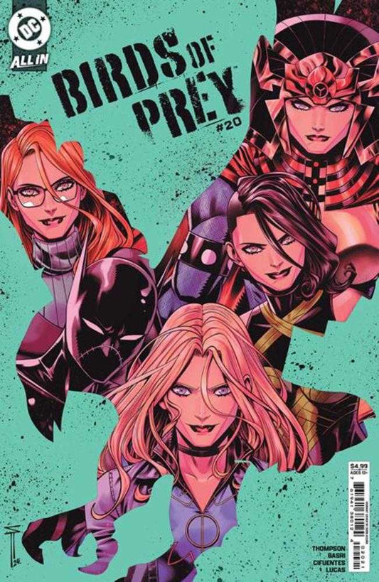 BIRDS OF PREY #20 COVER B SERG ACUNA CARD STOCK VARIANT