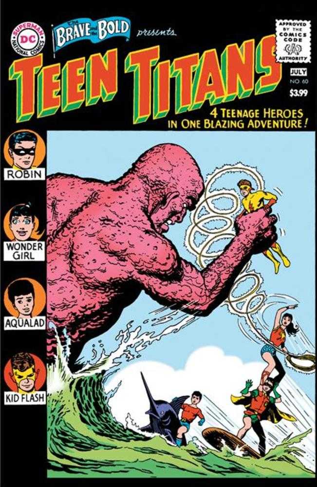 BRAVE AND THE BOLD #60 FACSIMILE EDITION COVER A NICK CARDY