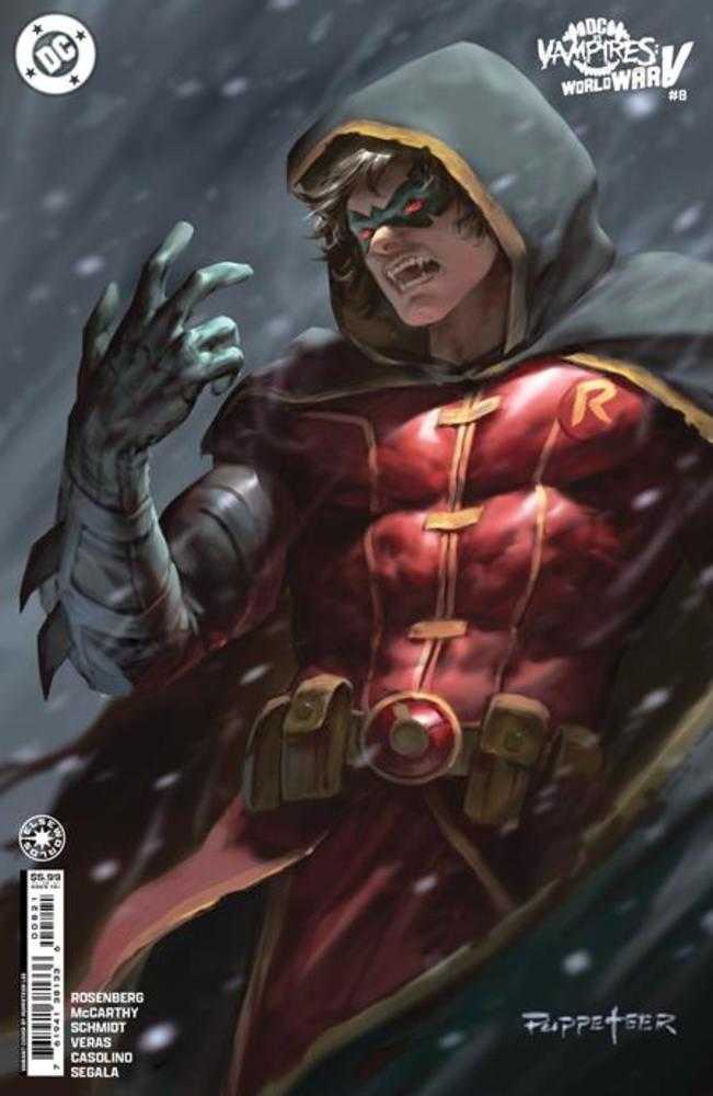 DC VS VAMPIRES WORLD WAR V #8 (OF 12) COVER C PUPPETEER LEE CARD STOCK VARIANT