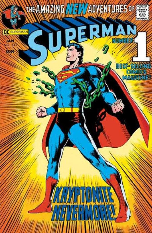 SUPERMAN #233 FACSIMILE EDITION COVER C NEAL ADAMS FOIL VARIANT