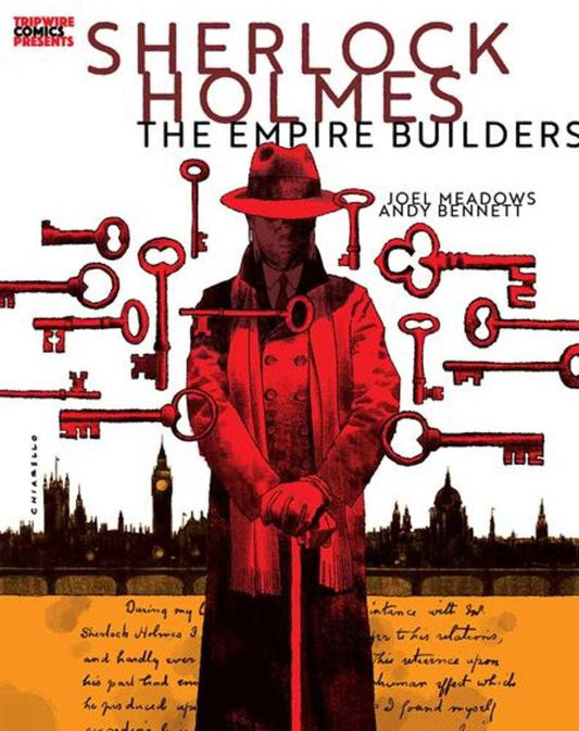 SHERLOCK HOLMES AND THE EMPIRE BUILDERS TPB VOLUME 01 THE GENE GENIE MARK CHIARELLO