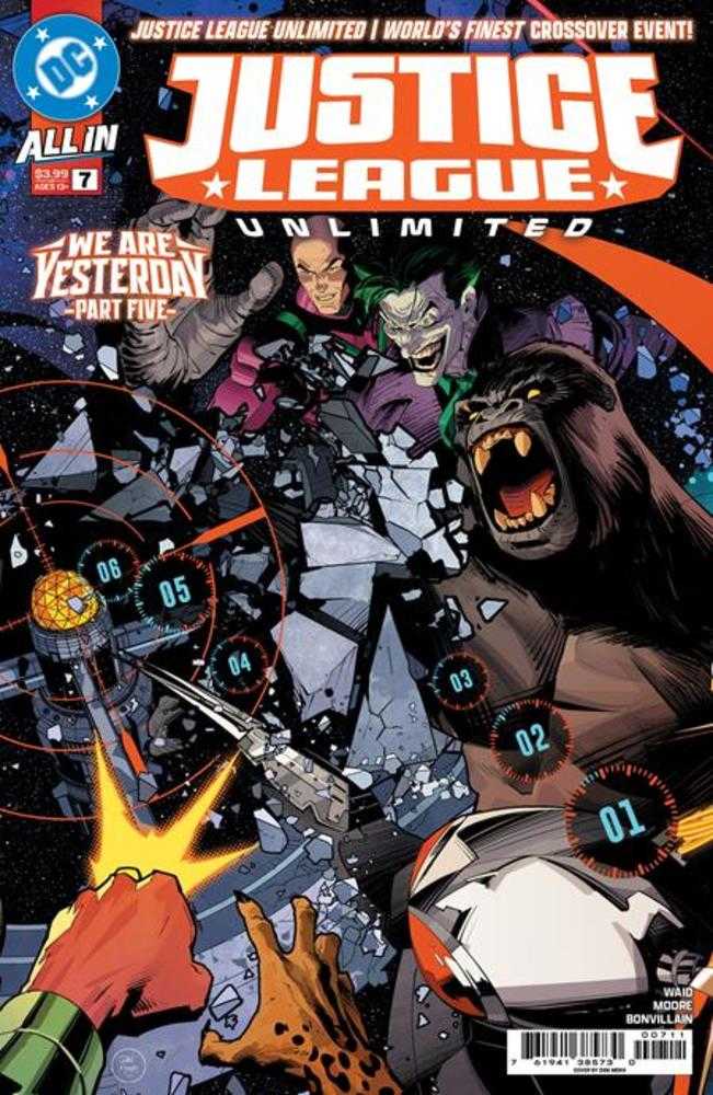 JUSTICE LEAGUE UNLIMITED #7 COVER A DAN MORA CONNECTING (WE ARE YESTERDAY)