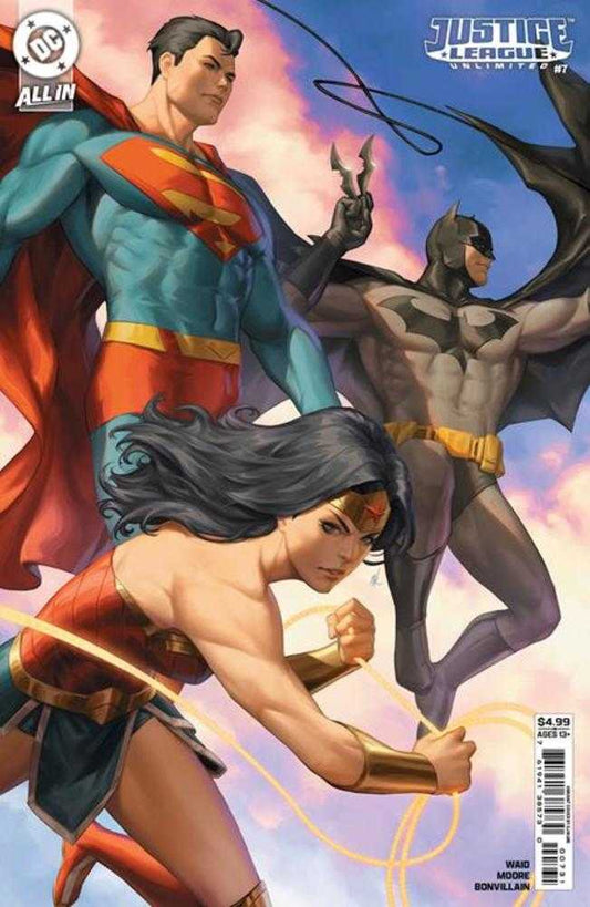 JUSTICE LEAGUE UNLIMITED #7 COVER C EJIKURE CARD STOCK VARIANT (WE ARE YESTERDAY)