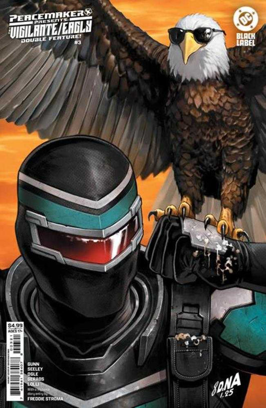 PEACEMAKER PRESENTS THE VIGILANTE EAGLY DOUBLE FEATURE #3 (OF 5) COVER B DAVID NAKAYAMA CARD STOCK VARIANT (MATURE)