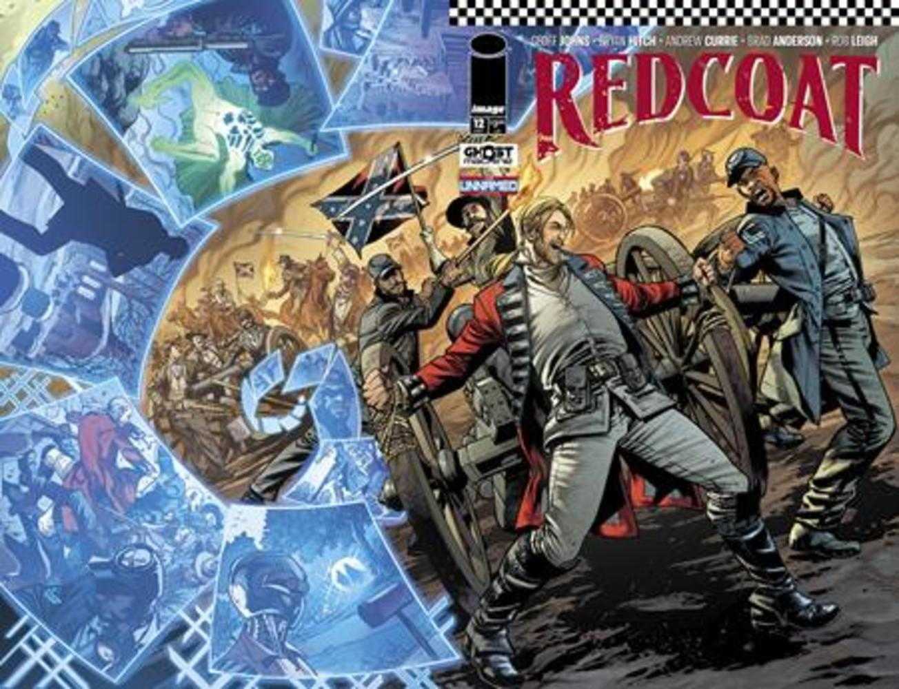 REDCOAT #12 COVER A BRYAN HITCH & BRAD ANDERSON WRAPAROUND