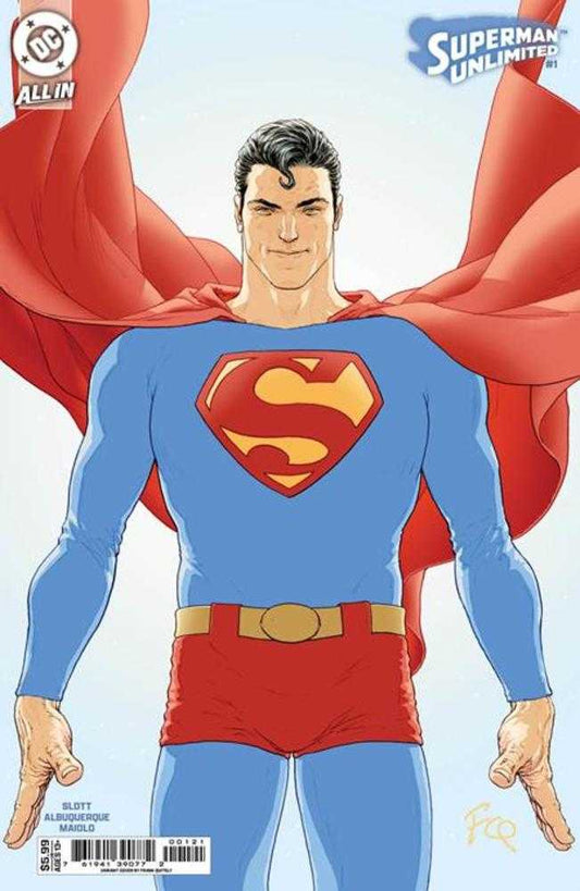 SUPERMAN UNLIMITED #1 COVER B FRANK QUITELY CARD STOCK VARIANT