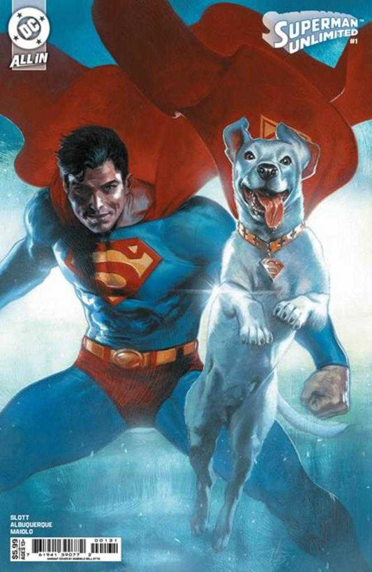 SUPERMAN UNLIMITED #1 COVER C GABRIELE DELL OTTO CARD STOCK VARIANT