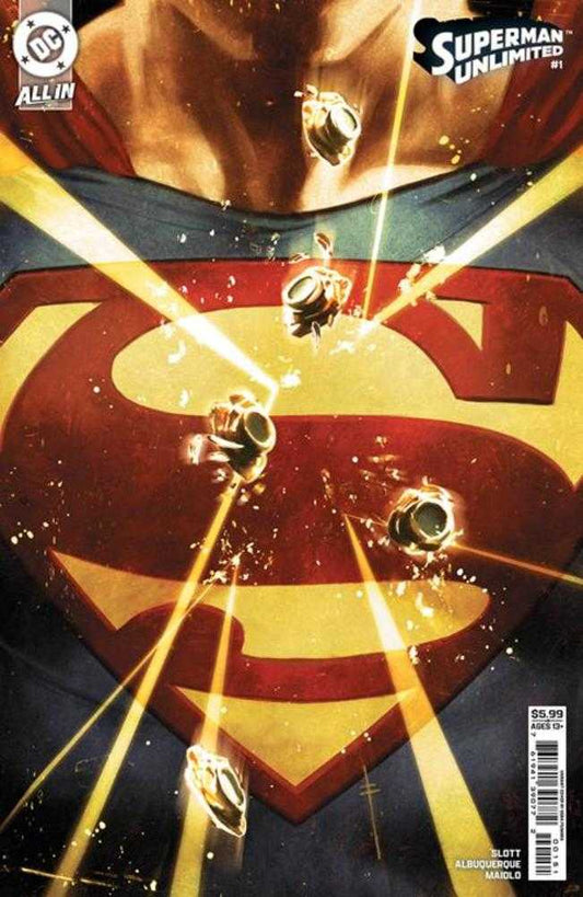 SUPERMAN UNLIMITED #1 COVER E SEBASTIAN FIUMARA CARD STOCK VARIANT