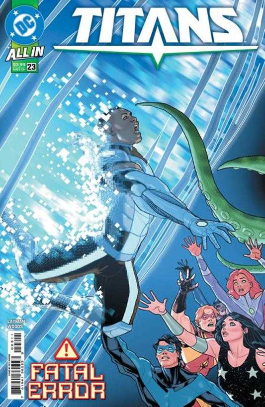 TITANS #23 COVER A PETE WOODS