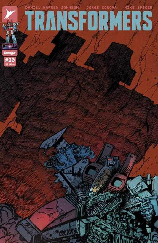 TRANSFORMERS #20 COVER A DANIEL WARREN JOHNSON & MIKE SPICER