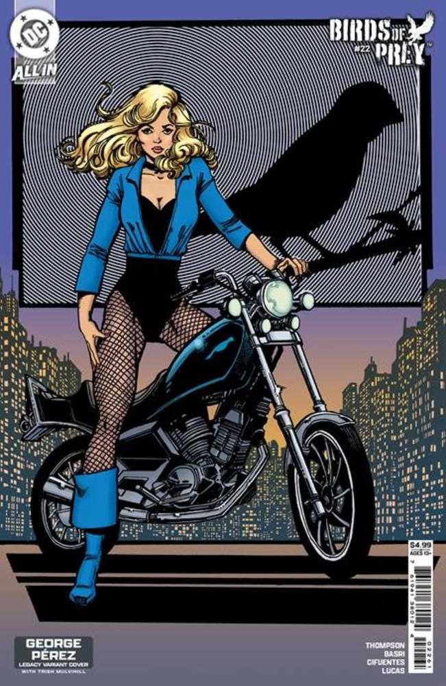 BIRDS OF PREY #22 COVER D GEORGE PEREZ LEGACY CARD STOCK VARIANT