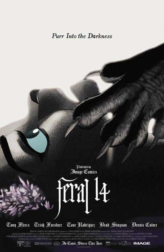 FERAL #14 COVER B TRISH FORSTNER & TONY FLEECS MOVIE POSTER HOMAGE VARIANT