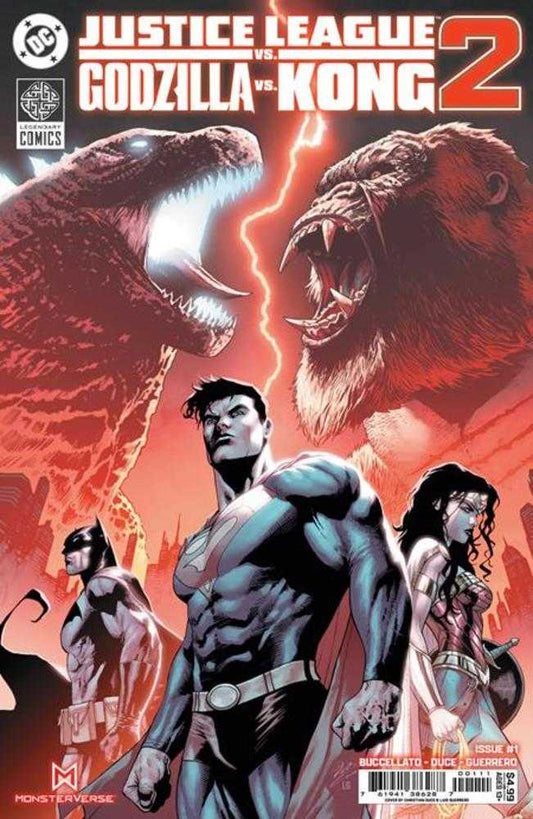 JUSTICE LEAGUE VS GODZILLA VS KONG 2 #1 (OF 7) COVER A CHRISTIAN DUCE