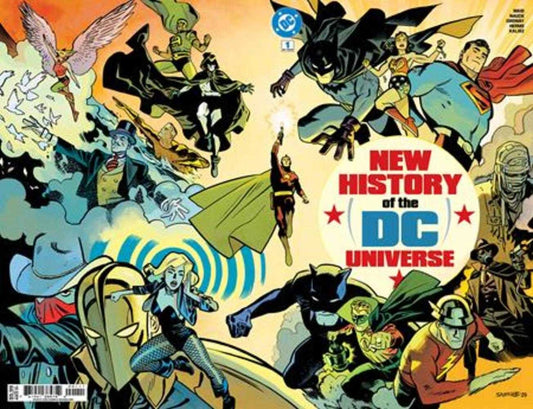 NEW HISTORY OF THE DC UNIVERSE #1 (OF 4) COVER A CHRIS SAMNEE WRAPAROUND