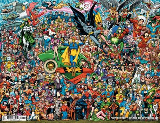 NEW HISTORY OF THE DC UNIVERSE #1 (OF 4) COVER D SCOTT KOBLISH LEGACY WRAPAROUND CARD STOCK VARIANT
