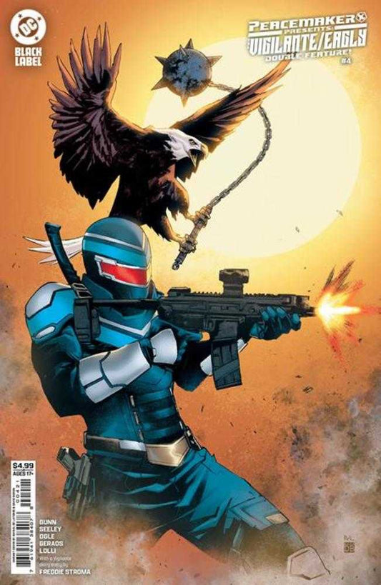 PEACEMAKER PRESENTS THE VIGILANTE EAGLY DOUBLE FEATURE #4 (OF 5) COVER C RAFAEL DE LATORRE CARD STOCK VARIANT (MATURE)