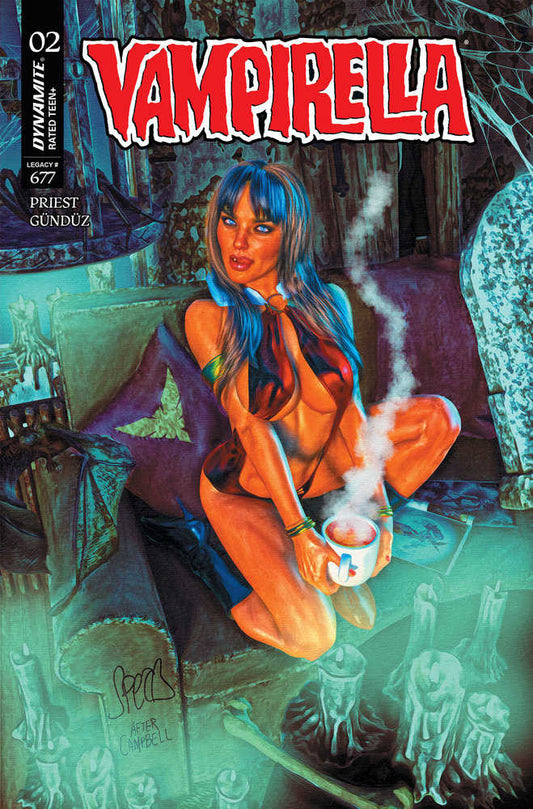 VAMPIRELLA (2025) #2 COVER ZD FOC 1:10 VARIANT EDITION SPEARS BLUE
