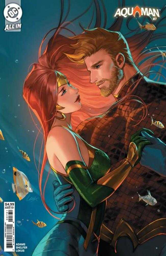 AQUAMAN #7 COVER C LESLEY LEIRIX LI CARD STOCK VARIANT