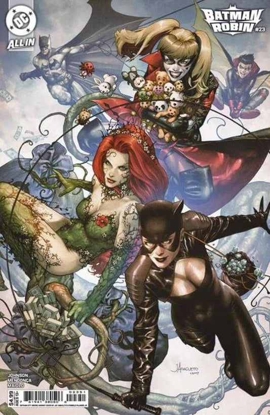 BATMAN AND ROBIN #23 COVER D JAY ANACLETO GOTHAM CITY SIRENS CARD STOCK VARIANT