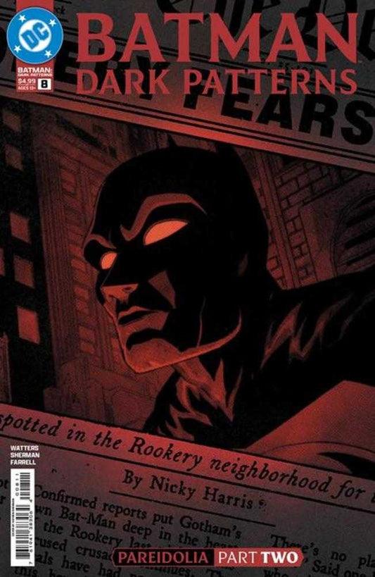 BATMAN DARK PATTERNS #8 (OF 12) COVER A HAYDEN SHERMAN