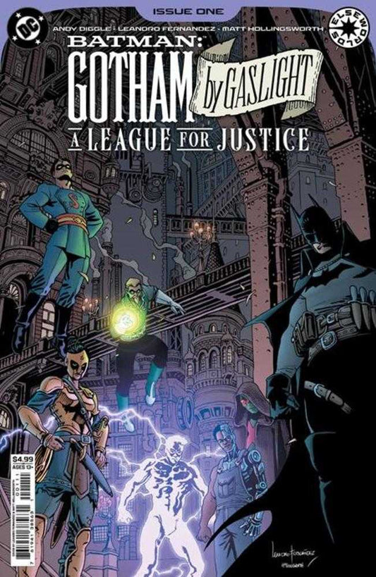 BATMAN GOTHAM BY GASLIGHT A LEAGUE FOR JUSTICE #1 (OF 6) COVER A LEANDRO FERNANDEZ