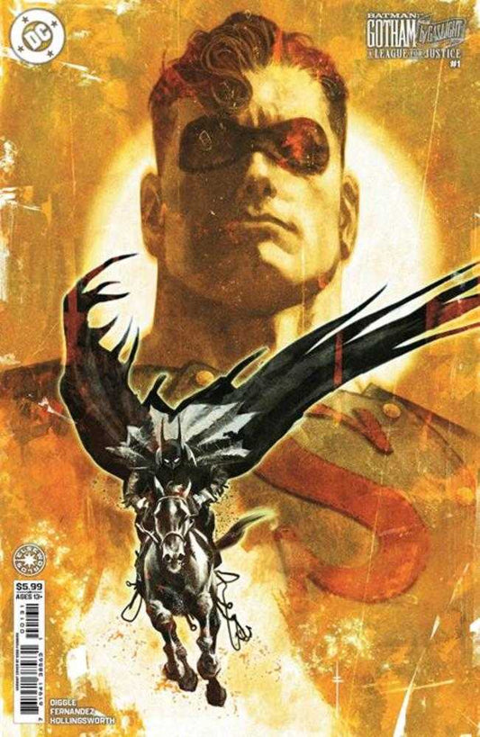 BATMAN GOTHAM BY GASLIGHT A LEAGUE FOR JUSTICE #1 (OF 6) COVER B SEBASTIAN FIUMARA CARD STOCK VARIANT