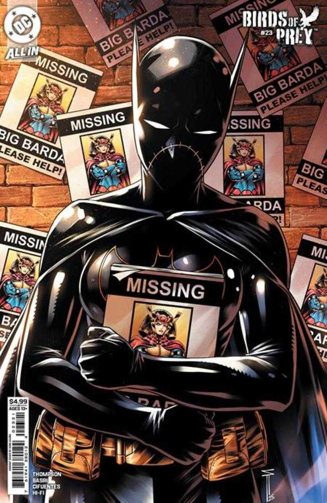 BIRDS OF PREY #23 COVER C SERG ACUNA CARD STOCK VARIANT