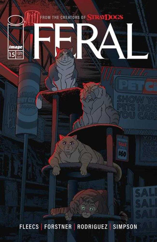 FERAL #15 COVER A TONY FLEECS & TRISH FORSTNER