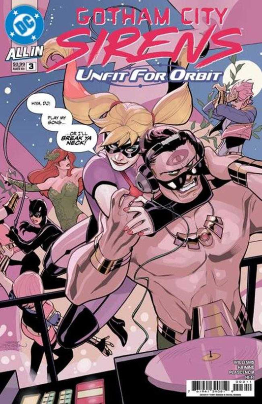 GOTHAM CITY SIRENS UNFIT FOR ORBIT #3 (OF 5) COVER A TERRY DODSON & RACHEL DODSON