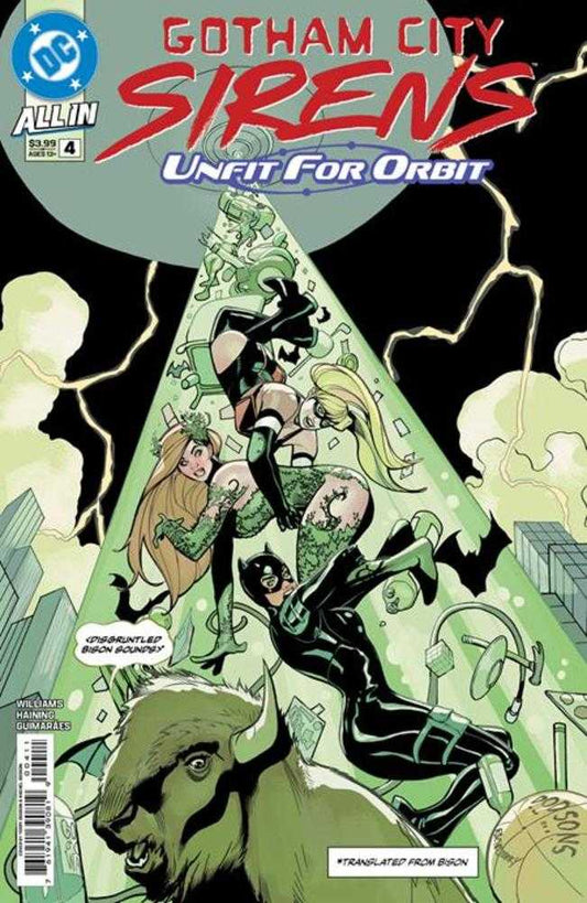 GOTHAM CITY SIRENS UNFIT FOR ORBIT #4 (OF 5) COVER A TERRY DODSON & RACHEL DODSON