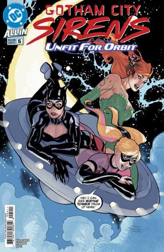 GOTHAM CITY SIRENS UNFIT FOR ORBIT #5 (OF 5) COVER A TERRY DODSON & RACHEL DODSON