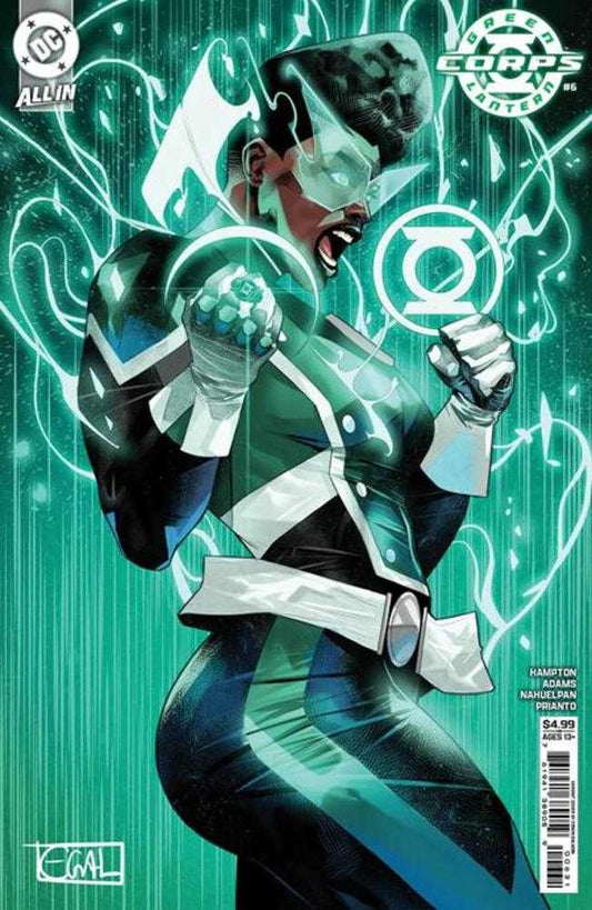 GREEN LANTERN CORPS #6 COVER B EDWIN GALMON CARD STOCK VARIANT