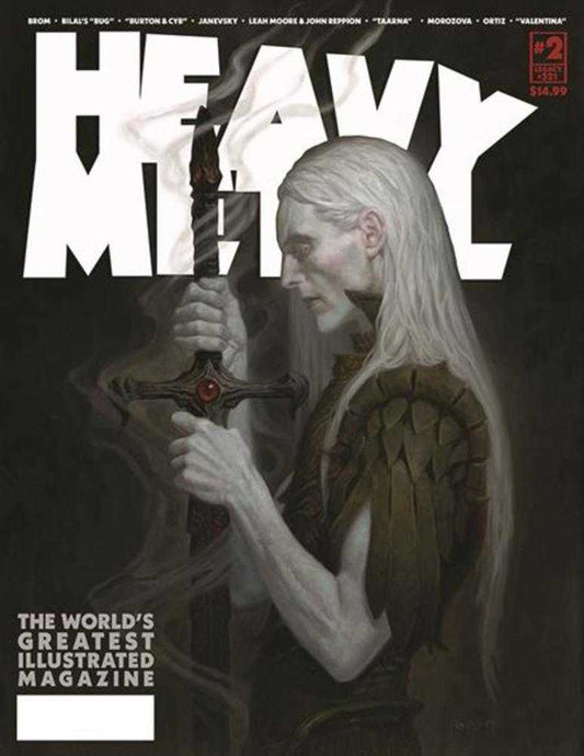 HEAVY METAL MAGAZINE #2 COVER A BROM (MATURE)
