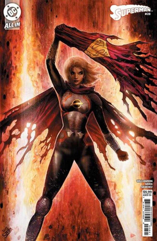 SUPERMAN #28 COVER B NATHAN SZERDY CARD STOCK VARIANT