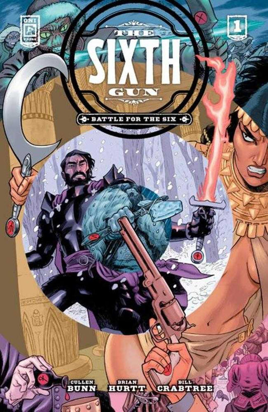 SIXTH GUN BATTLE FOR THE SIX #1 (OF 3) COVER A BRIAN HURTT