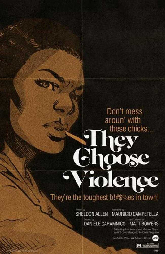 THEY CHOOSE VIOLENCE #2 (OF 5) COVER FERGUSON HOMAGE (MATURE)