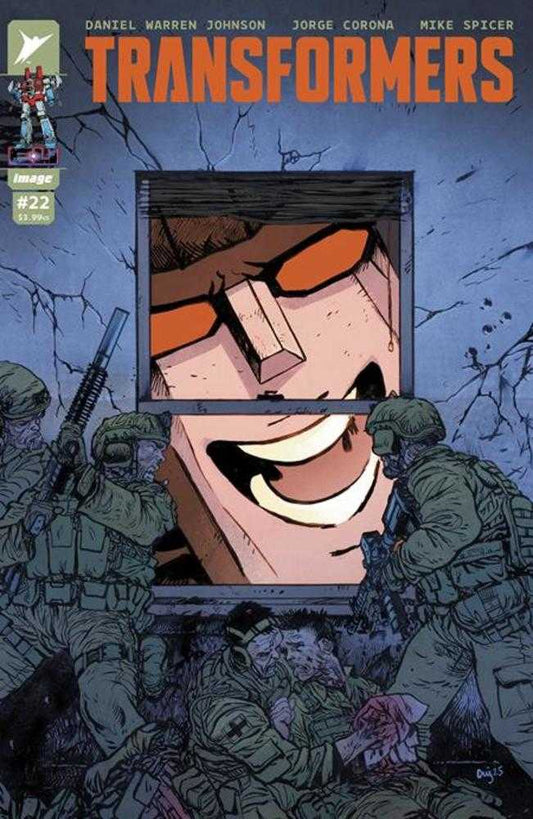 TRANSFORMERS #22 COVER A DANIEL WARREN JOHNSON & MIKE SPICER