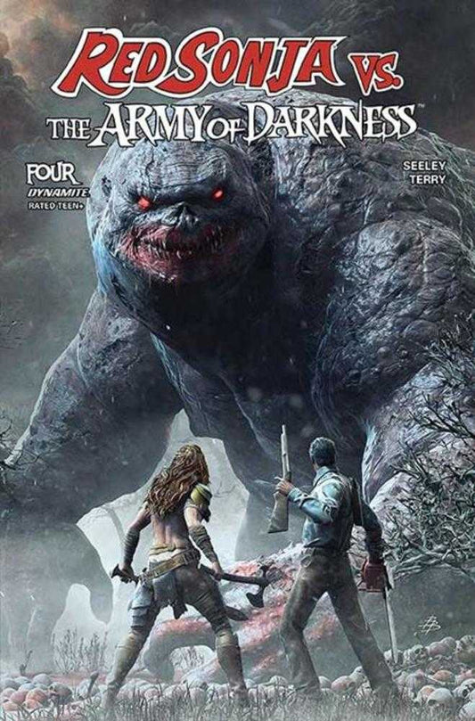 RED SONJA VS AOD #4 COVER A BJORN BARENDS