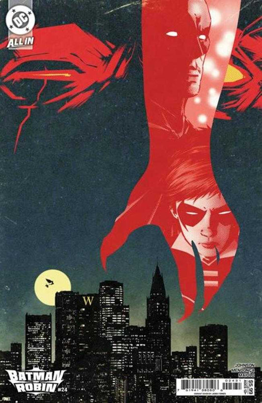 BATMAN AND ROBIN #24 COVER C JORGE FORNES CARD STOCK VARIANT