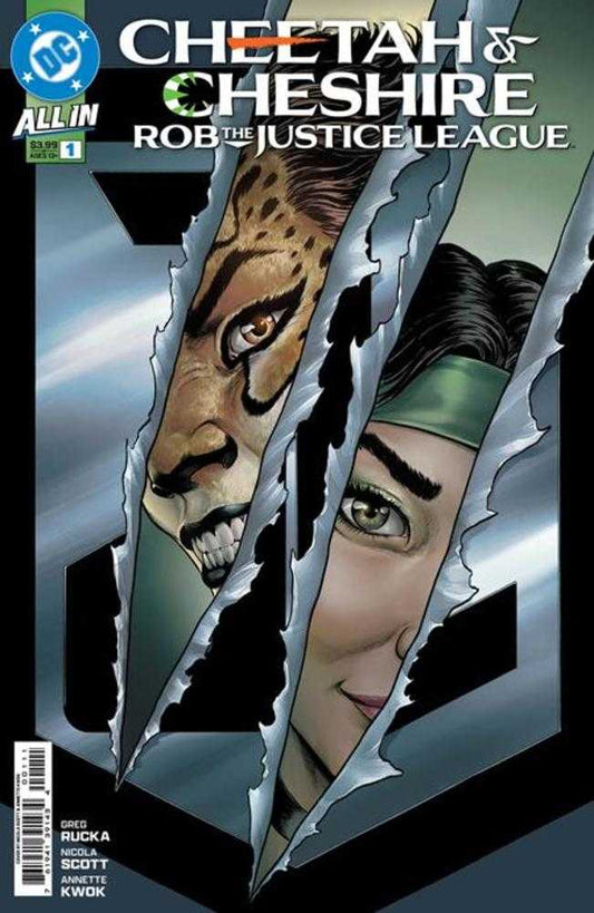 CHEETAH AND CHESHIRE ROB THE JUSTICE LEAGUE #1 (OF 6) COVER A NICOLA SCOTT