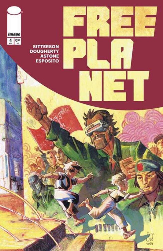 FREE PLANET #4 COVER A JED DOUGHERTY