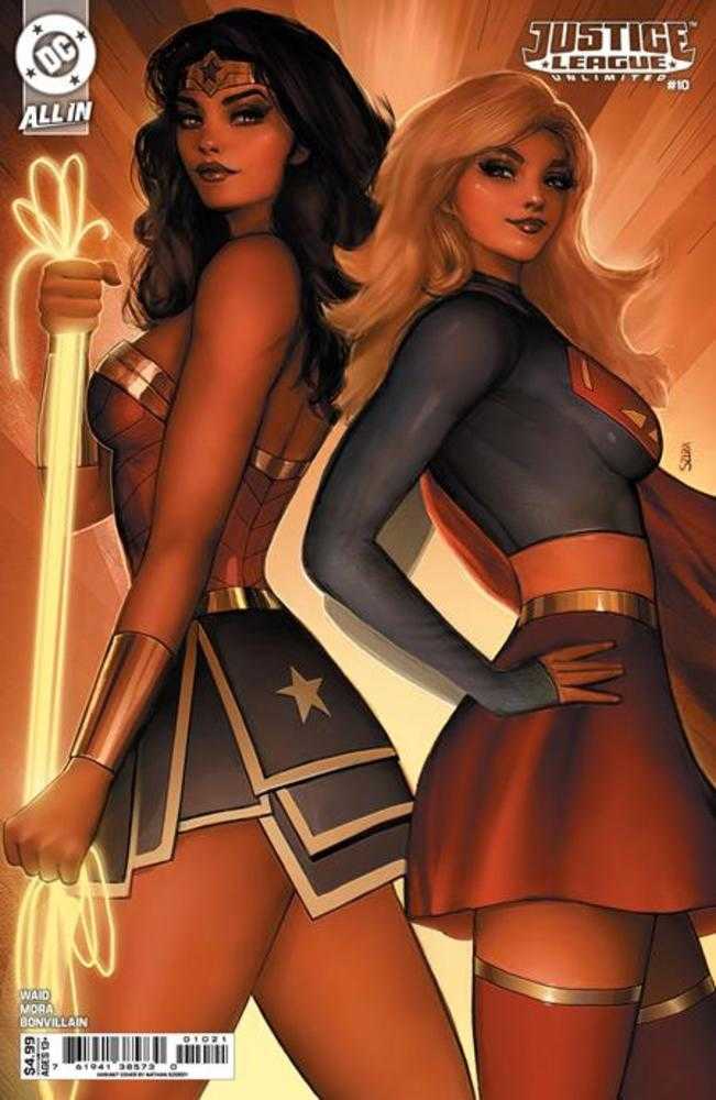 JUSTICE LEAGUE UNLIMITED #10 COVER B NATHAN SZERDY CARD STOCK VARIANT