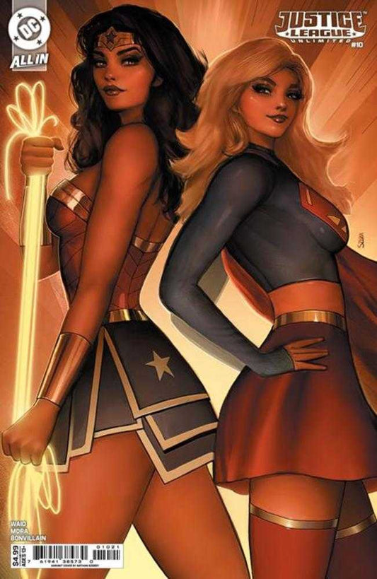 JUSTICE LEAGUE UNLIMITED #10 COVER B NATHAN SZERDY CARD STOCK VARIANT