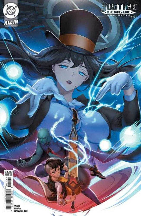 JUSTICE LEAGUE UNLIMITED #10 COVER C RACHTA LIN CARD STOCK VARIANT