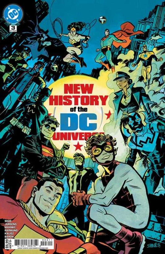 NEW HISTORY OF THE DC UNIVERSE #3 (OF 4) COVER A CHRIS SAMNEE