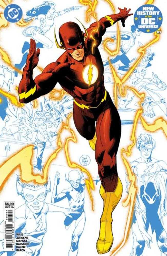 NEW HISTORY OF THE DC UNIVERSE #3 (OF 4) COVER B DAN MORA CARD STOCK VARIANT