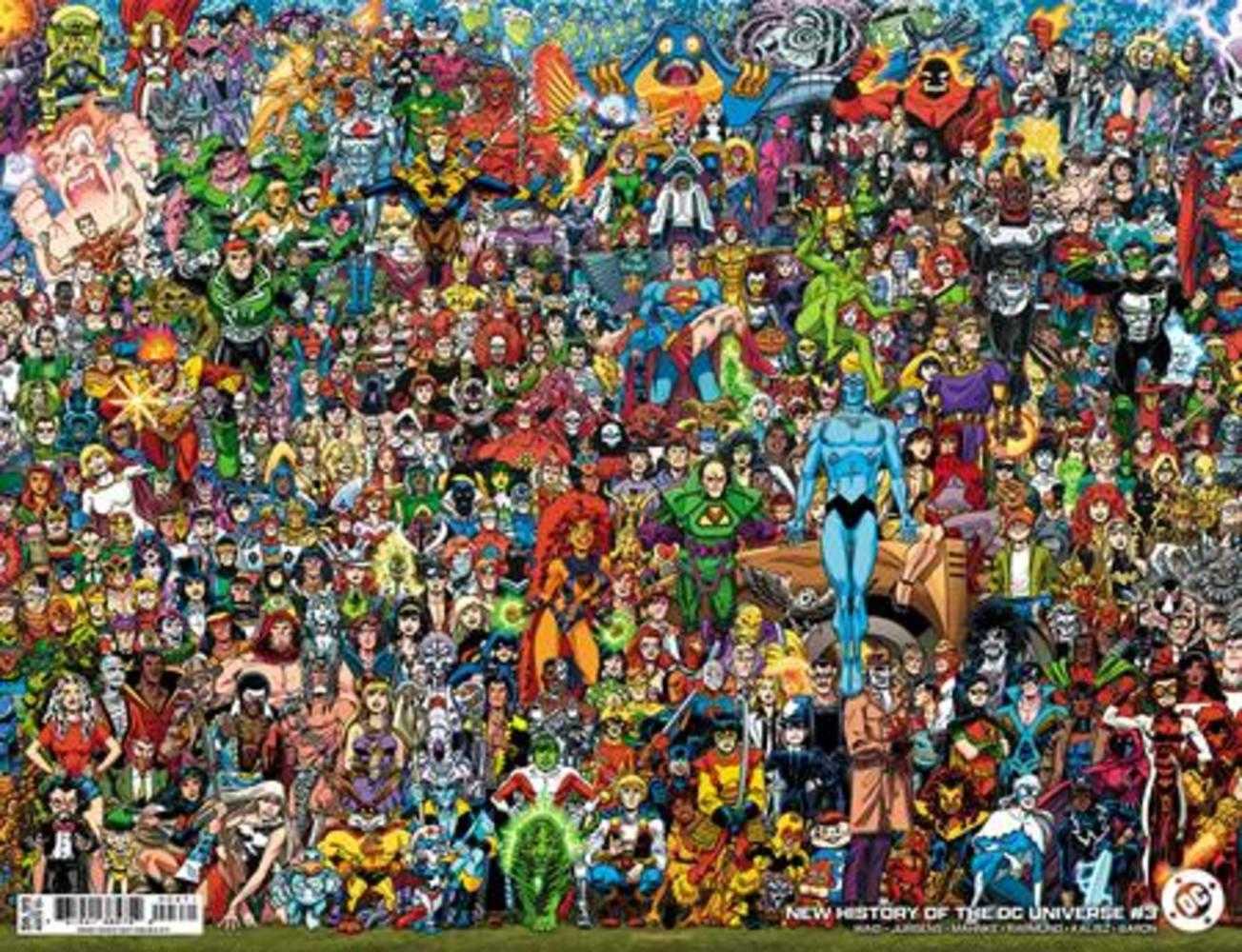 NEW HISTORY OF THE DC UNIVERSE #3 (OF 4) COVER D SCOTT KOBLISH LEGACY WRAPAROUND CARD STOCK VARIANT