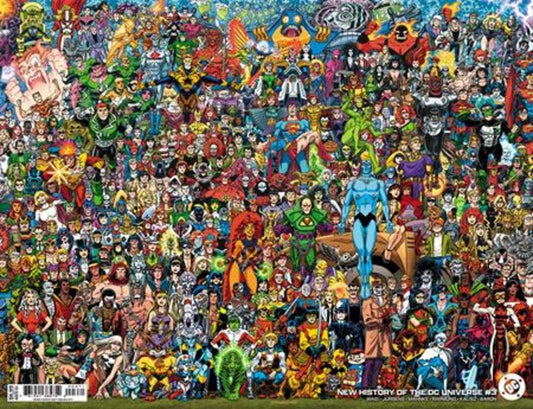 NEW HISTORY OF THE DC UNIVERSE #3 (OF 4) COVER D SCOTT KOBLISH LEGACY WRAPAROUND CARD STOCK VARIANT