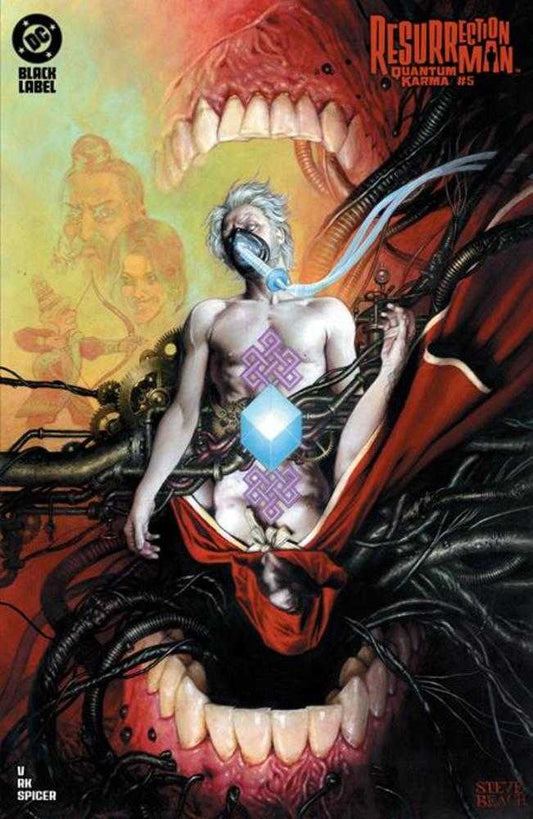 RESURRECTION MAN QUANTUM KARMA #5 (OF 6) COVER B STEVE BEACH CARD STOCK VARIANT (MATURE)