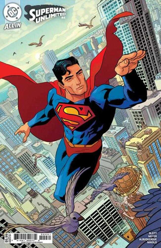 SUPERMAN UNLIMITED #4 COVER C HAYDEN SHERMAN CARD STOCK VARIANT